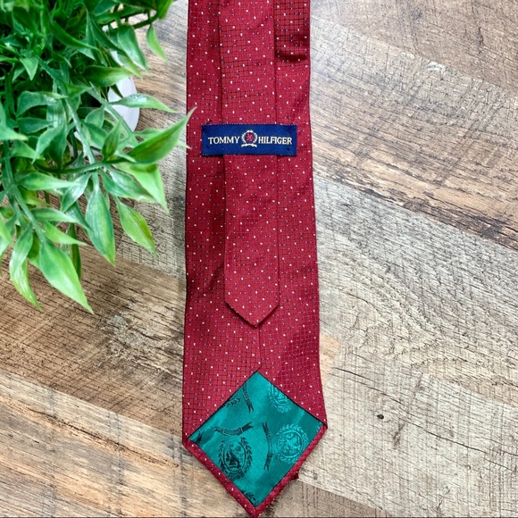 Tommy Hilfiger | Accessories | Mens Tommy Hilfiger 0 Silk Red Tie ...